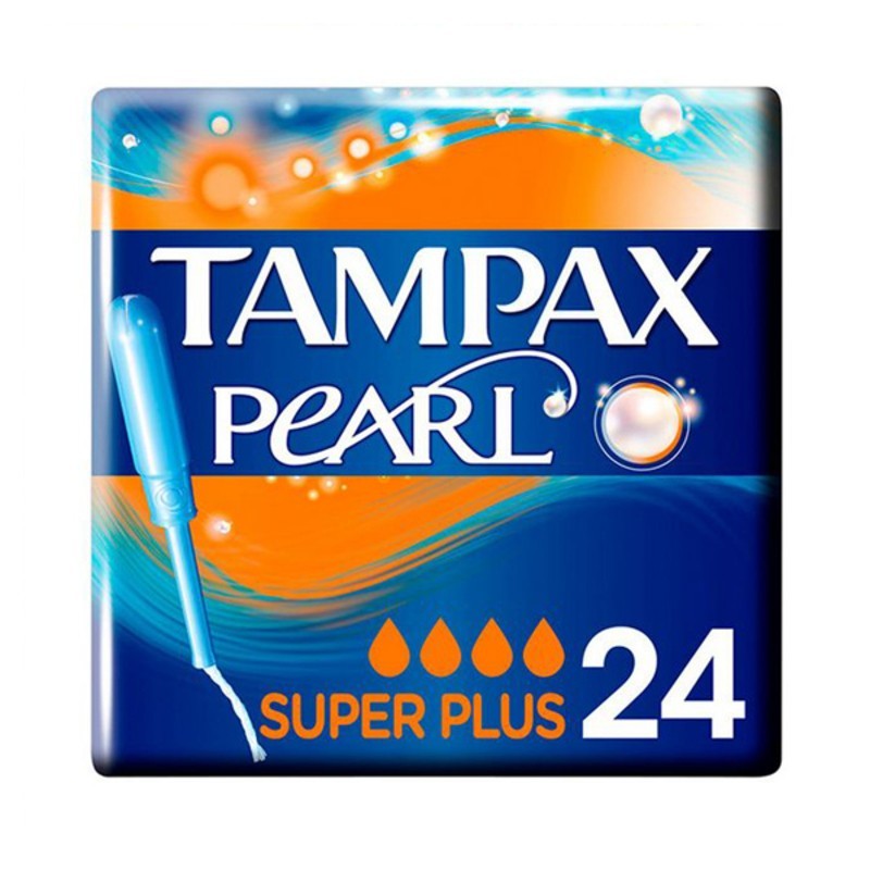 Pack de Tampons Pearl Super Plus Tampax (24 uds) - Acheter à 8,84 € seulement chez Collector's Boutique