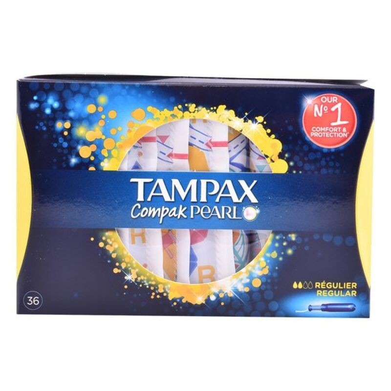 Pack de Tampons Pearl Regular Tampax (36 uds) - Acheter à 12,95 € seulement chez Collector's Boutique