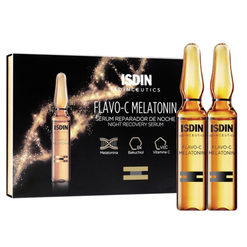 Sérum réparateur de nuit Isdin Flavo-c Melantonin Ampoules (10 x 2 ml) - Acheter à 23,51 € seulement chez Collector's Boutique