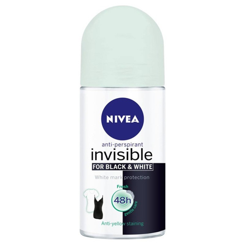 Déodorant Roll-On Black & White Invisible Fresh Nivea 82234 (50 ml) (50 ml) - Acheter à 5,83 € seulement chez Collector's Boutiq