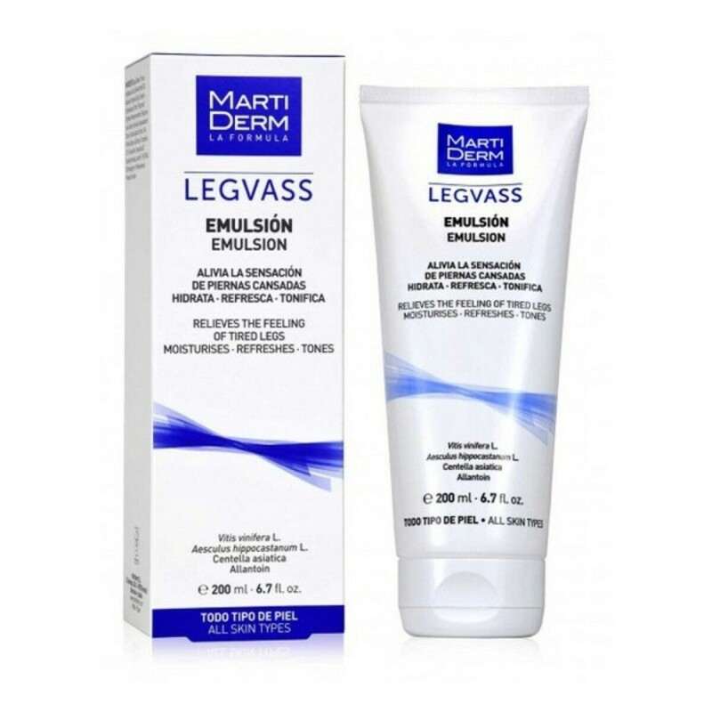 Lotion pour le corps jambes fatiguées Legvass Martiderm (200 ml) - Acheter à 18,84 € seulement chez Collector's Boutique