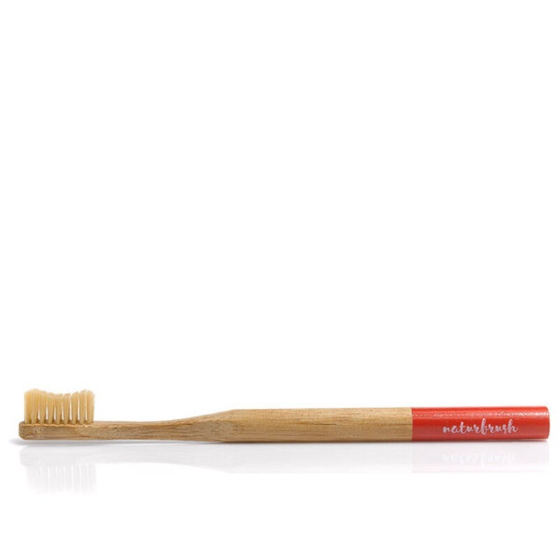 Brosse à Dents Naturbrush Bambou Biodégradable Rouge (1 Pièce) - Acheter à 4,98 € seulement chez Collector's Boutique