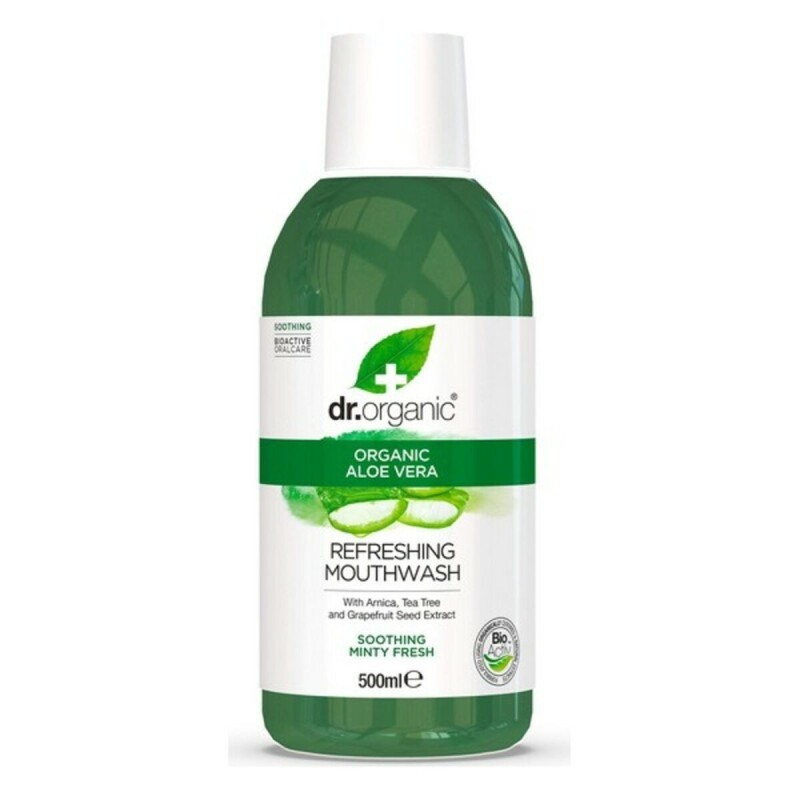 Bain de Bouche Dr.Organic Aloe Vera (500 ml) - Acheter à 10,06 € seulement chez Collector's Boutique