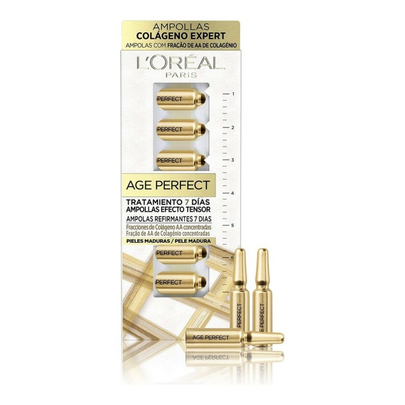 Ampoules effet lifting Age Perfect L'Oreal Make Up (7 uds) - Acheter à 12,41 € seulement chez Collector's Boutique