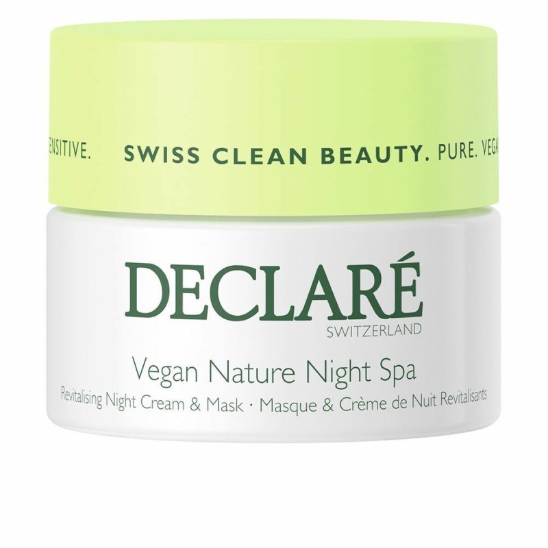 Masque crème revitalisant Vegan Nature Night Spa Declaré (50 ml) - Acheter à 41,99 € seulement chez Collector's Boutique