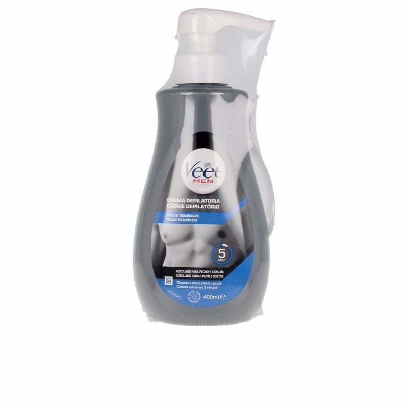 Crème Épilatoire Corporelle Veet Men Peau sensible (400 ml) - Acheter à 10,31 € seulement chez Collector's Boutique