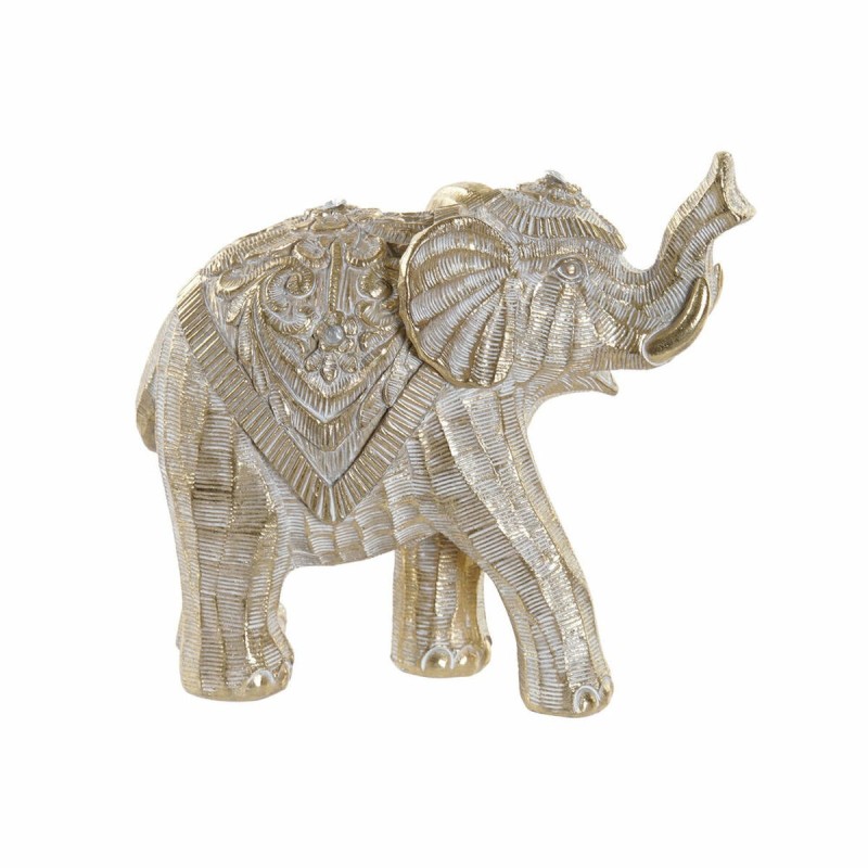 Figurine Décorative DKD Home Decor Eléphant Résine (17 x 7.5 x 15 cm) - Acheter à 10,09 € seulement chez Collector's Boutique