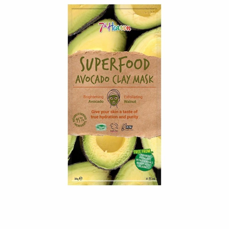 Masque facial 7th Heaven Superfood Exfoliant Argile Avocat (10 g) - Acheter à 2,74 € seulement chez Collector's Boutique