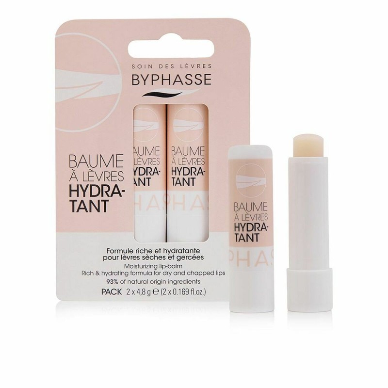 Baume à lèvres hydratant Byphasse (4,8 g x 2) - Acheter à 3,65 € seulement chez Collector's Boutique