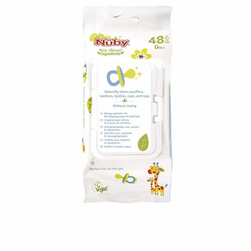 Lingettes Désinfectantes Nûby Sucette 48 Unités - Acheter à 5,60 € seulement chez Collector's Boutique