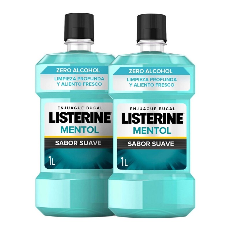 Bain de Bouche Listerine Zero 0% (2 x 1000 ml) - Acheter à 12,18 € seulement chez Collector's Boutique