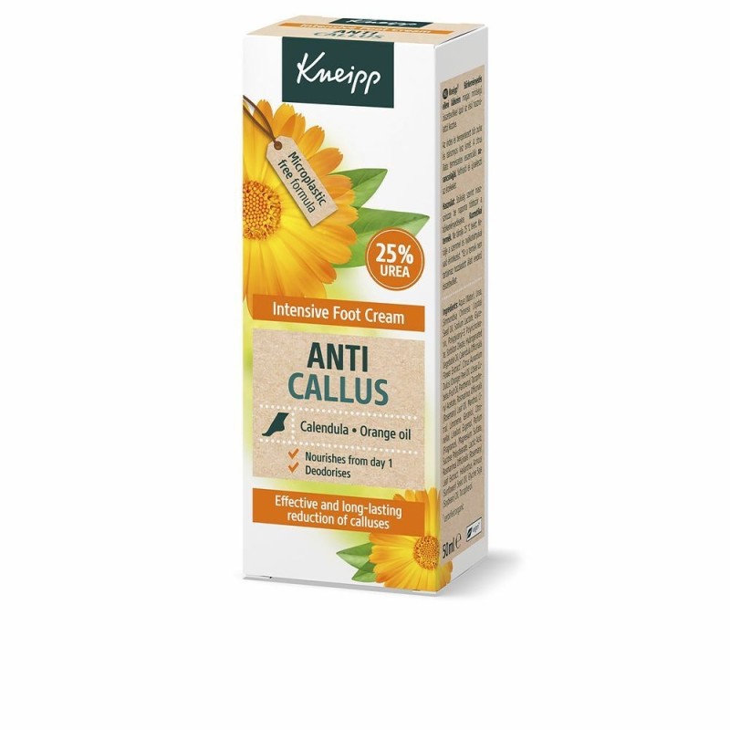 Crème hydratante pour les pieds Kneipp Anti Callus Calendula Intensif (50 ml) - Acheter à 8,42 € seulement chez Collector's Bout