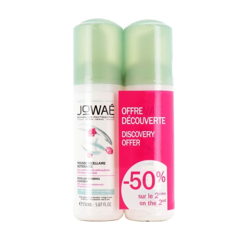 Mousse nettoyante Jowaé 2 x 150 ml Micellaire - Acheter à 18,94 € seulement chez Collector's Boutique