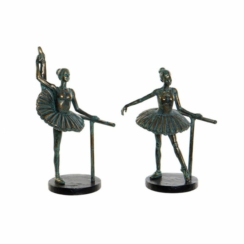 Figurine Décorative DKD Home Decor Danseuse Classique Résine (2 pcs) (15 x 11 x 22 cm) - Acheter à 21,71 € seulement chez Collec