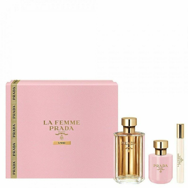 Set de Parfum Femme La Femme L'Eau Prada 210832 (3 pcs) - Acheter à 92,53 € seulement chez Collector's Boutique