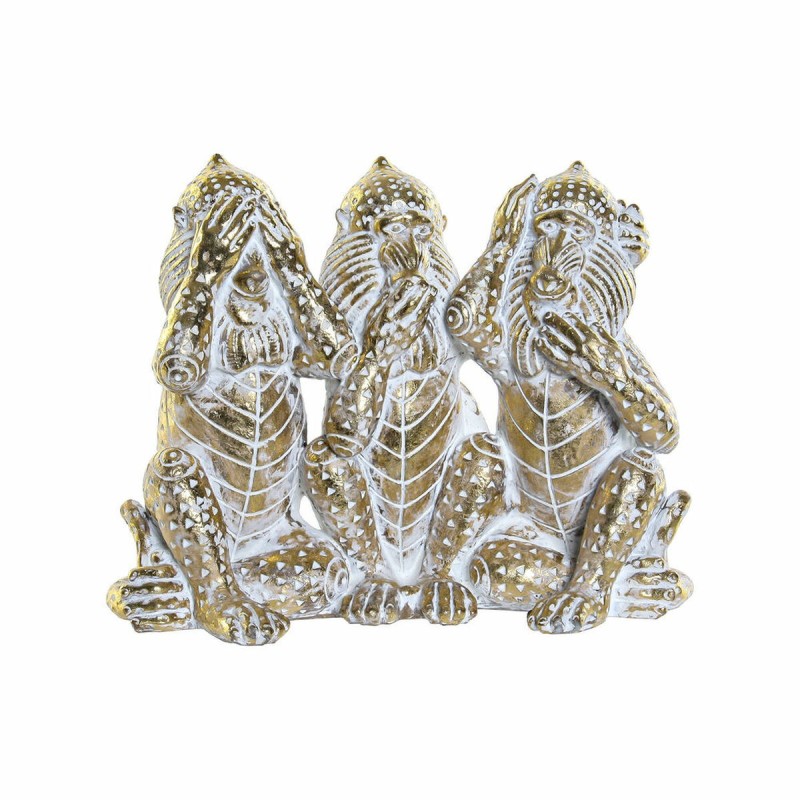 Figurine Décorative DKD Home Decor S3016868 Doré Résine Tropical (21 x 11 x 16,2 cm) - Acheter à 13,58 € seulement chez Collecto