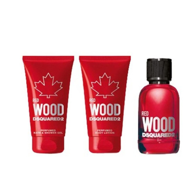 Set de Parfum Femme Dsquared2 Red Wood 3 Pièces - Acheter à 37,82 € seulement chez Collector's Boutique