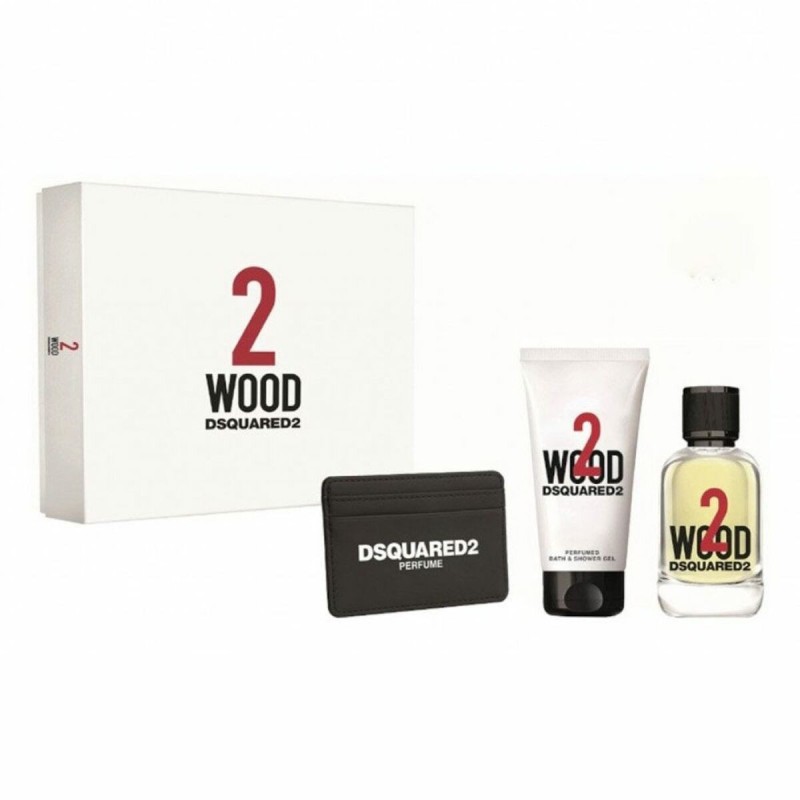 Set de Parfum Homme Dsquared2 Wood Home 3 Pièces - Acheter à 54,90 € seulement chez Collector's Boutique