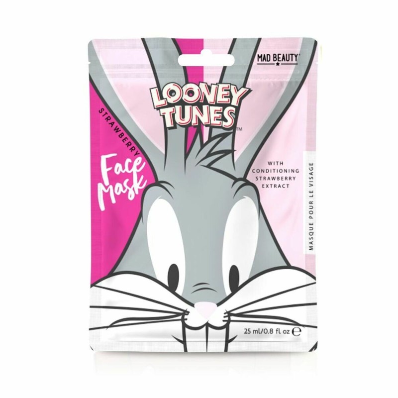 Masque facial Mad Beauty Looney Tunes Bugs Bunny Fraise (25 ml) - Acheter à 5,03 € seulement chez Collector's Boutique