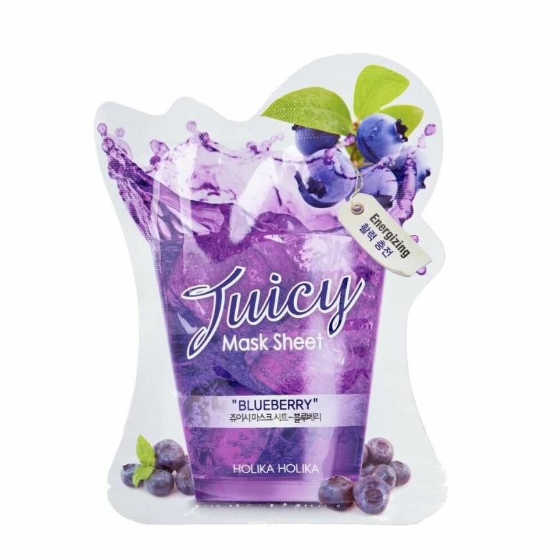 Masque facial Holika Holika Juicy Myrtille Énergisant (20 ml) - Acheter à 2,89 € seulement chez Collector's Boutique