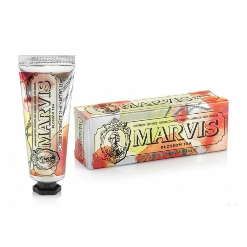 Dentifrice avec Fluor Marvis Blossom Tea (25 ml) - Acheter à 5,63 € seulement chez Collector's Boutique