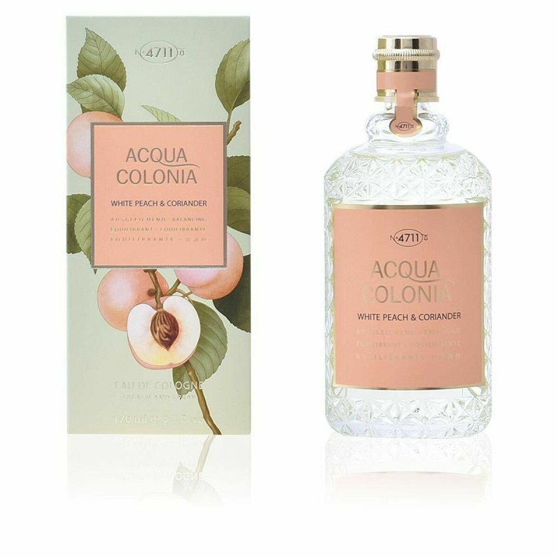 Parfum Unisexe 4711 Acqua Colonia White Peach & Coriander EDC (170 ml) - Acheter à 29,80 € seulement chez Collector's Boutique