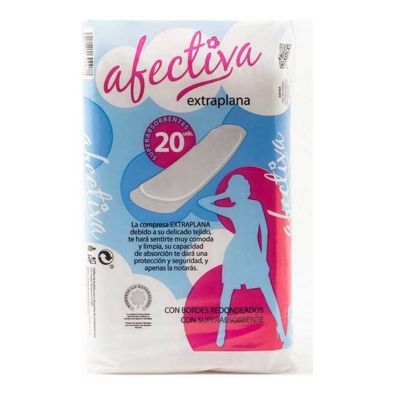 Compresses Extra Fines Afectiva Compak (20 uds) - Acheter à 1,40 € seulement chez Collector's Boutique