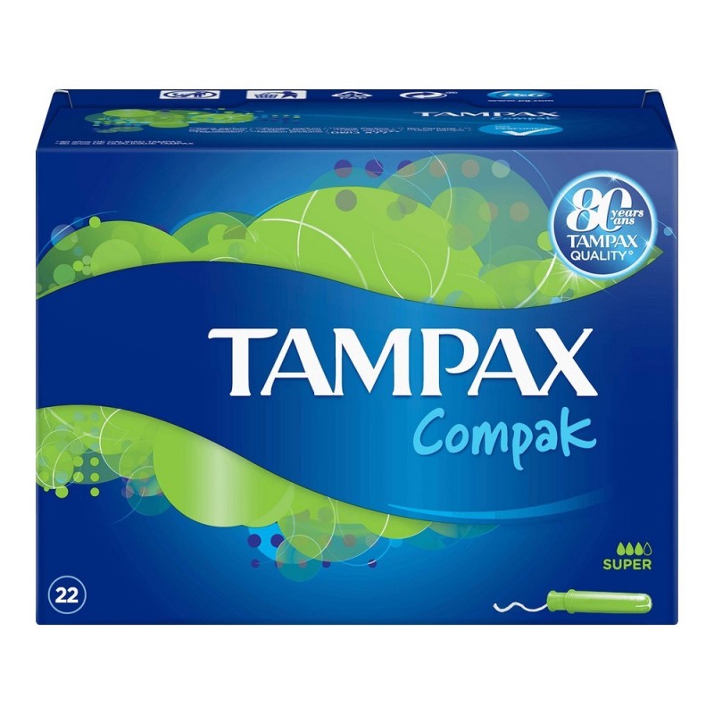 Tampons Super Tampax Compak (22 uds) - Acheter à 3,88 € seulement chez Collector's Boutique