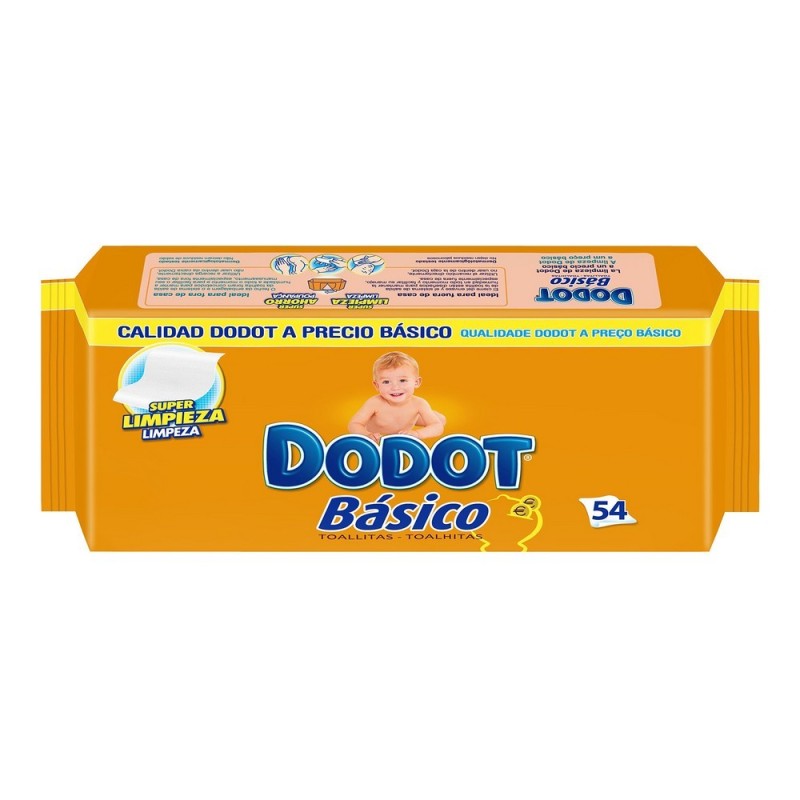 Lingettes imprégnées Dodot Basique (54 uds) - Acheter à 1,52 € seulement chez Collector's Boutique