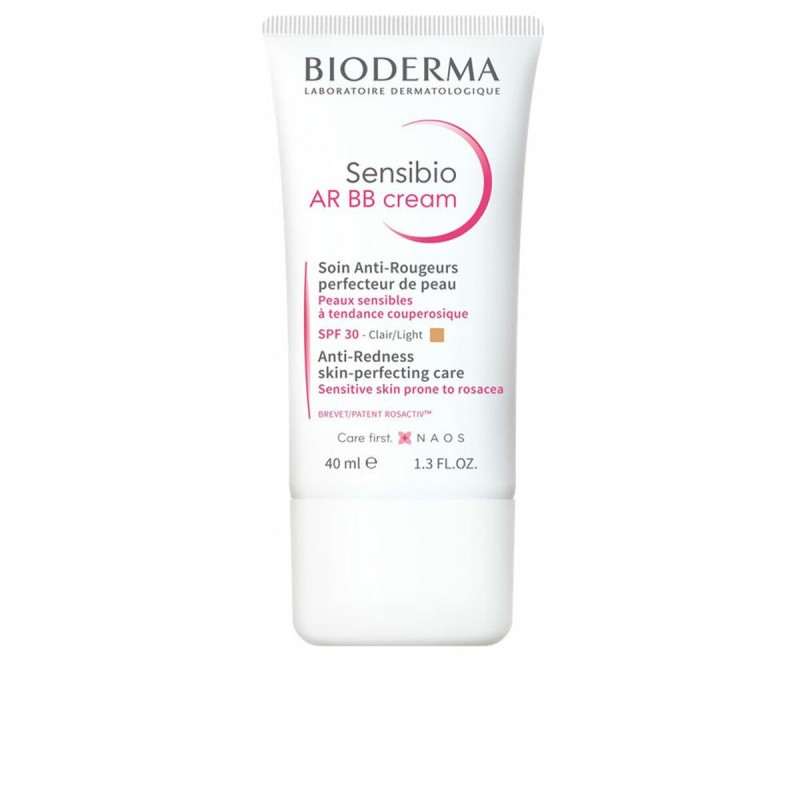 Crème Hydratante avec Couleur Bioderma Sensibio Traitement Anti-rougeurs Light (40 ml) - Acheter à 17,41 € seulement chez Collec