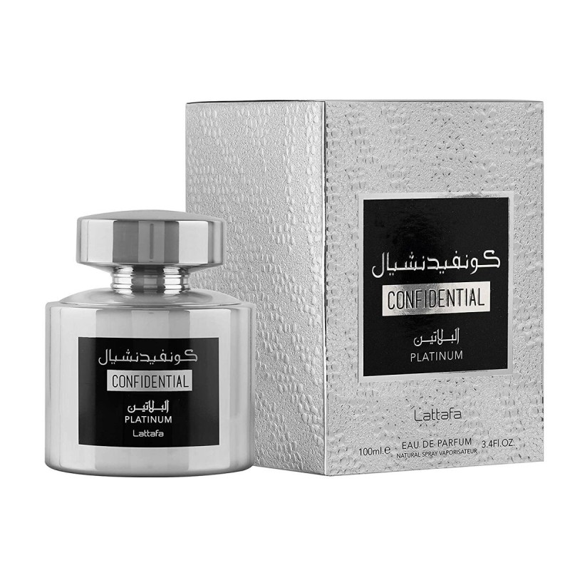 Parfum Homme EDP Lattafa Confidential Platinum (100 ml) - Acheter à 15,06 € seulement chez Collector's Boutique