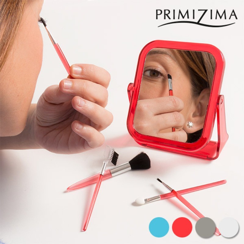 Miroir avec Pinceaux de Maquillage Primizima (6 pièces) - Acheter à 3,30 € seulement chez Collector's Boutique