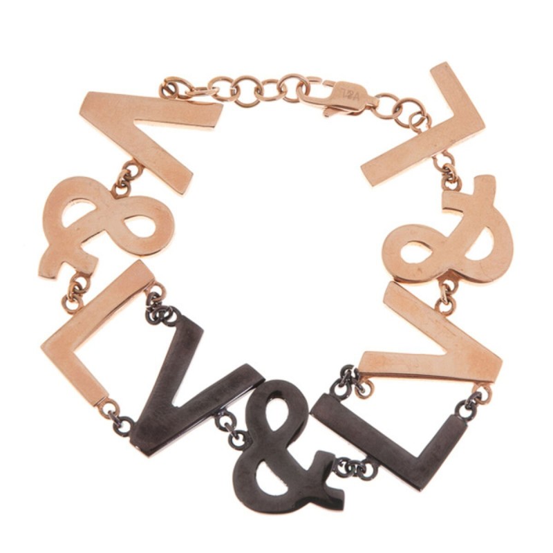 Bracelet Femme Victorio & Lucchino VJ0173BR Noir Rose Acier - Acheter à 35,99 € seulement chez Collector's Boutique