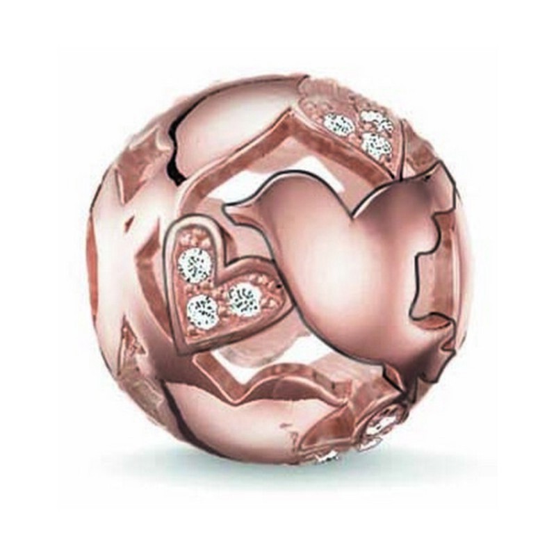 Perle de verre Femme Thomas Sabo K0132-416-14 Or rose (1,1 cm) - Acheter à 27,78 € seulement chez Collector's Boutique