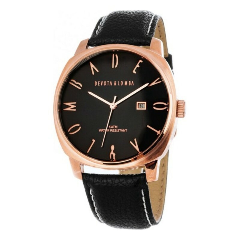 Montre Homme Devota & Lomba DL008M-03BLACK (Ø 42 mm) - Acheter à 29,63 € seulement chez Collector's Boutique