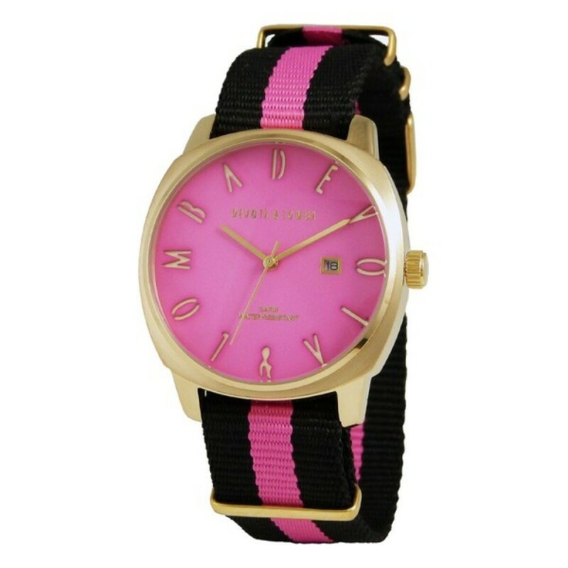 Montre Homme Devota & Lomba DL008MSPBK-PK-02PINK (Ø 42 mm) - Acheter à 29,63 € seulement chez Collector's Boutique