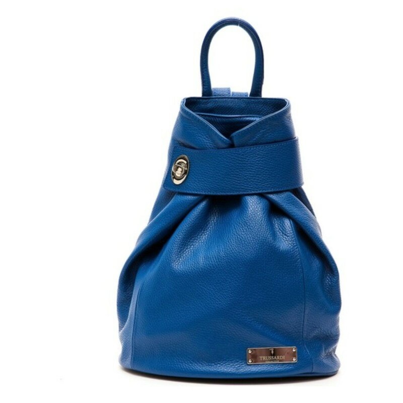 Sac-à-main Femme Trussardi D66TRC1022-BLUETTE Cuir Bleu - Acheter à 86,75 € seulement chez Collector's Boutique