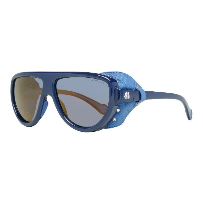 Lunettes de soleil Unisexe Moncler ML0089-90D Bleu (ø 57 mm) - Acheter à 141,12 € seulement chez Collector's Boutique