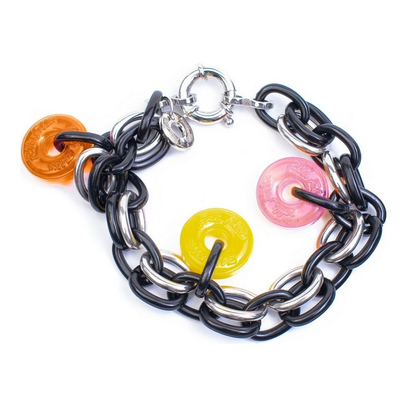 Bracelet Femme Folli Follie BA1B003SK-RNA Noir Acier inoxydable (23 cm) - Acheter à 9,38 € seulement chez Collector's Boutique