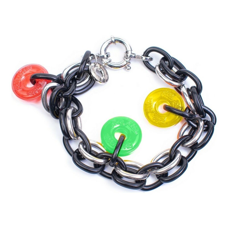 Bracelet Femme Folli Follie BA1B003SK-VRA Noir Acier inoxydable (23 cm) - Acheter à 9,38 € seulement chez Collector's Boutique