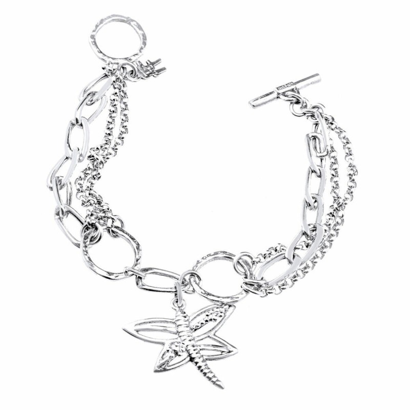 Bracelet Femme Folli Follie 1B8S021 Plaqué argent Argenté (17 cm) - Acheter à 36,58 € seulement chez Collector's Boutique