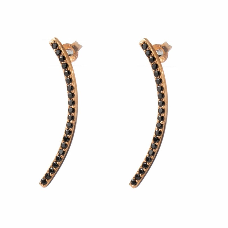 Boucles d´oreilles Femme Sif Jakobs E1017-BK-RG (3,5 cm) - Acheter à 29,63 € seulement chez Collector's Boutique