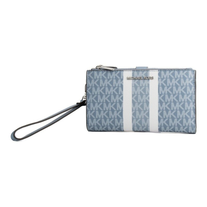 Porte-monnaie Michael Kors 35S2STVW3V-CHAMBRAY-MLT Bleu Cuir (18 x 10 x 1 cm) - Acheter à 142,86 € seulement chez Collector's Bo