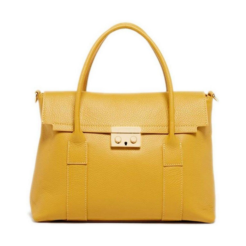 Sac-à-main Femme Maison Heritage AMY-JAUNE Jaune (30 x 24 x 12 cm) - Acheter à 135,89 € seulement chez Collector's Boutique