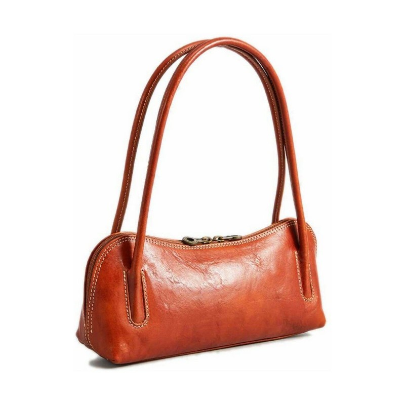 Sac-à-main Femme Maison Heritage ANIE-CAMEL Marron (30 x 12 x 8 cm) - Acheter à 97,56 € seulement chez Collector's Boutique