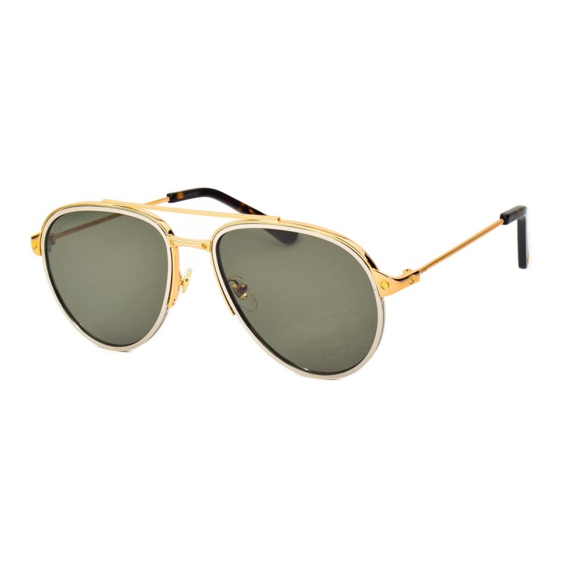 Lunettes de soleil Unisexe Cartier CT0325S-002 ø 59 mm - Acheter à 419,29 € seulement chez Collector's Boutique