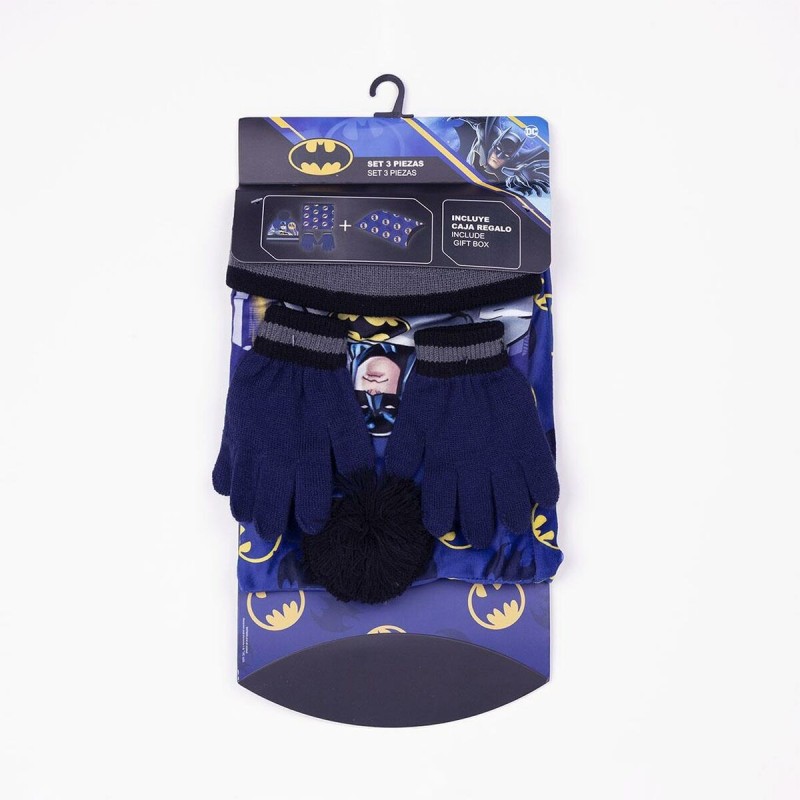 Bonnet, Gants et Echarpe Batman Bleu foncé - Acheter à 13,49 € seulement chez Collector's Boutique