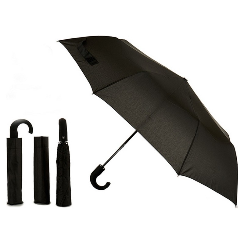 Parapluie pliable De voyage Noir Métal Tissu Plastique (35 cm) - Acheter à 6,76 € seulement chez Collector's Boutique