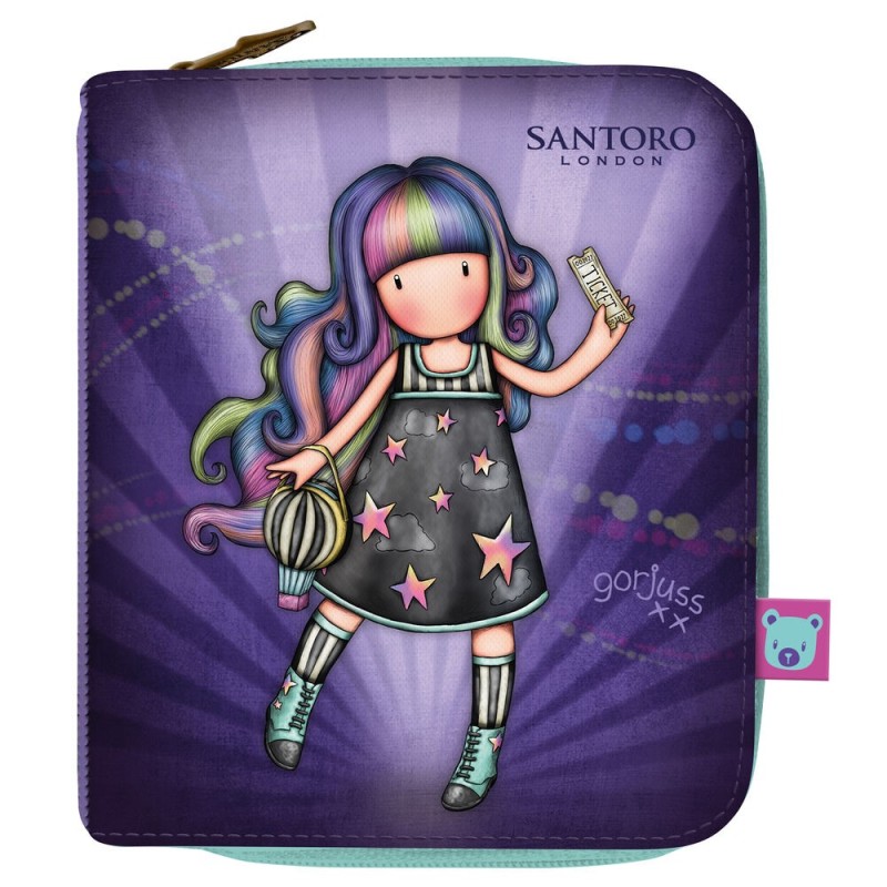 Portefeuille Gorjuss Up and away Violet (10 x 12 x 3 cm) - Acheter à 19,75 € seulement chez Collector's Boutique