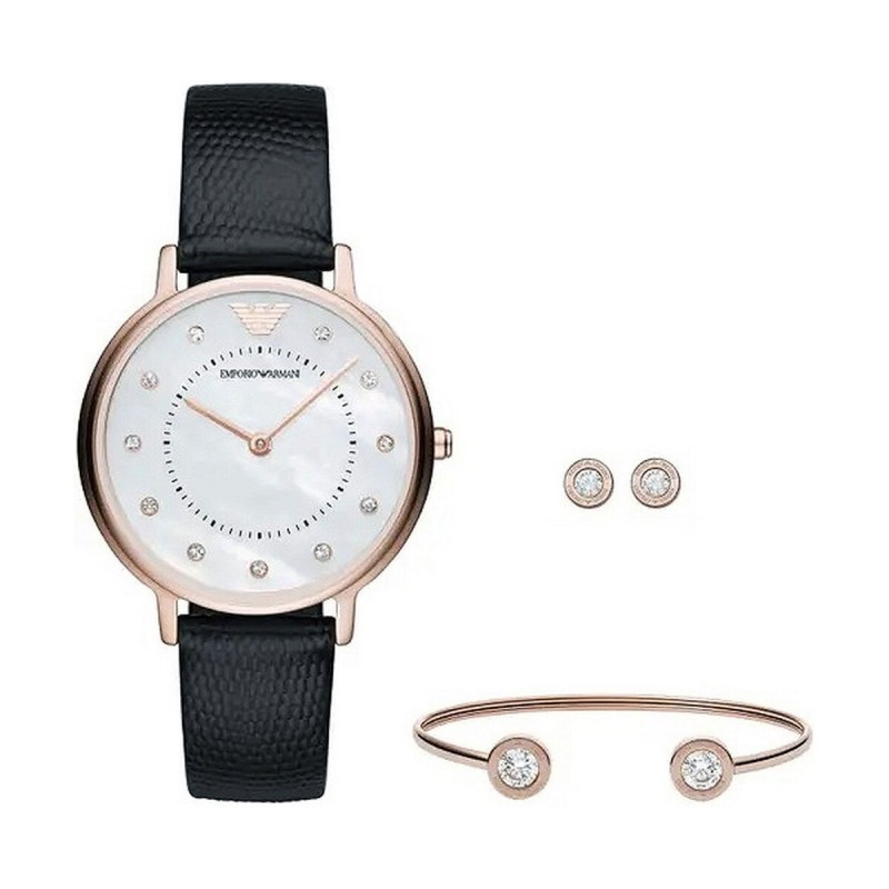 Montre Femme Emporio Armani KAPPA Special Pack + Bracelet & Earrings (Ø 32 mm) - Acheter à 180,77 € seulement chez Collector's B